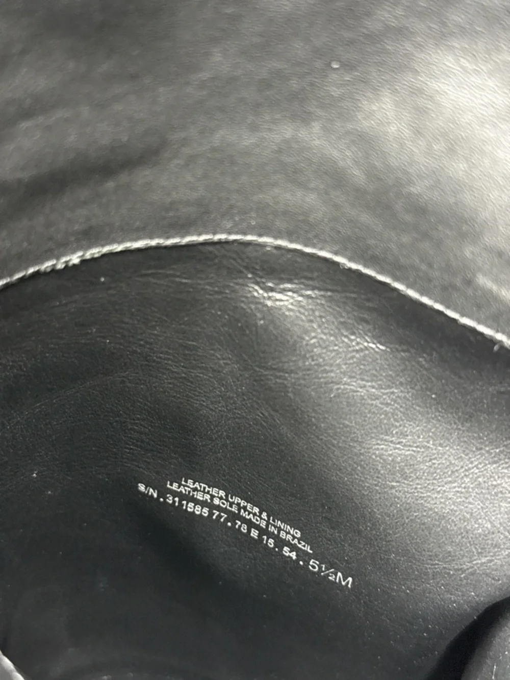 Tory Burch Black Leather Over The Knee Heeled Boot 5 1/2 M